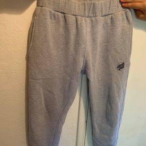 Santa Cruz girls L gray sweat pants